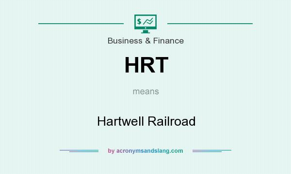 What does HRT mean? It stands for Hartwell Railroad