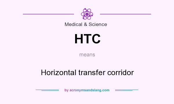 What does HTC mean? It stands for Horizontal transfer corridor
