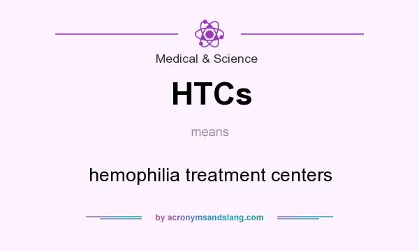What does HTCs mean? It stands for hemophilia treatment centers