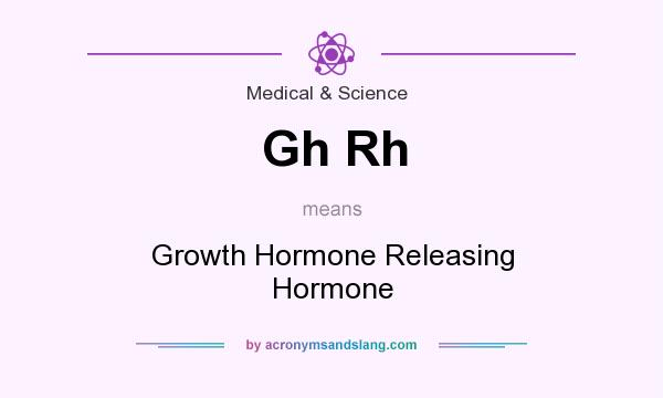 What does Gh Rh mean? It stands for Growth Hormone Releasing Hormone
