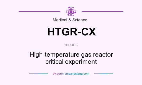 What does HTGR-CX mean? It stands for High-temperature gas reactor critical experiment