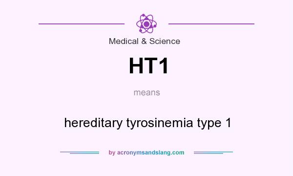 What does HT1 mean? It stands for hereditary tyrosinemia type 1