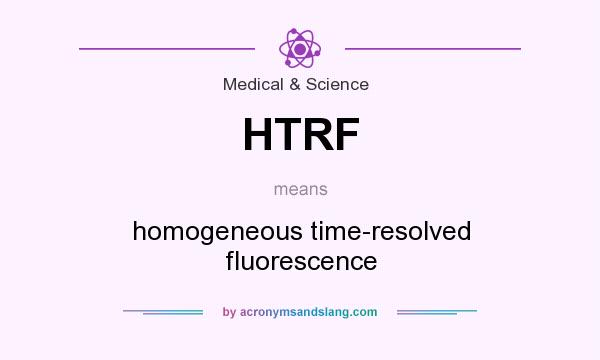 What does HTRF mean? It stands for homogeneous time-resolved fluorescence