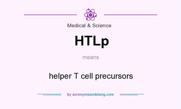 What does HTLp mean? It stands for helper T cell precursors