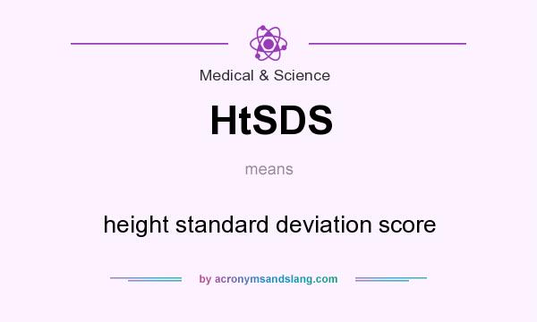 What does HtSDS mean? It stands for height standard deviation score