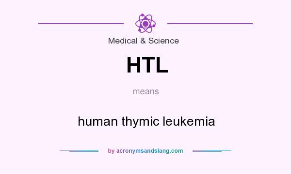What does HTL mean? It stands for human thymic leukemia