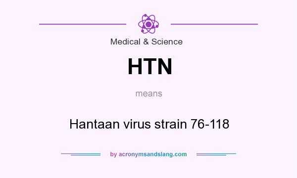 What does HTN mean? It stands for Hantaan virus strain 76-118