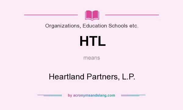 What does HTL mean? It stands for Heartland Partners, L.P.