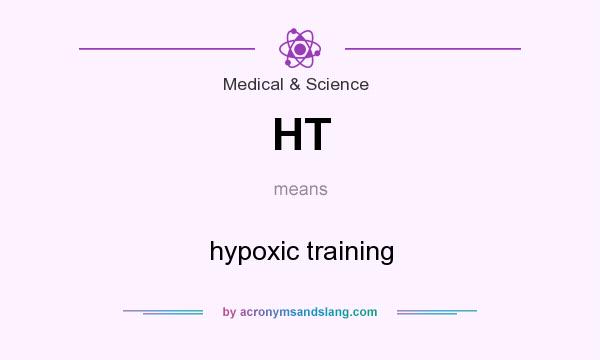 What does HT mean? It stands for hypoxic training