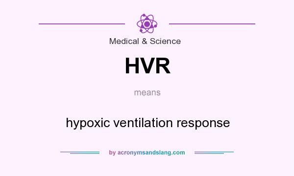 What does HVR mean? It stands for hypoxic ventilation response