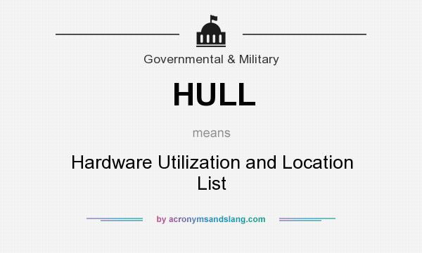 What does HULL mean? It stands for Hardware Utilization and Location List