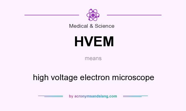 What does HVEM mean? It stands for high voltage electron microscope
