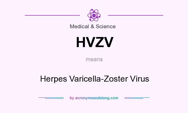 What does HVZV mean? It stands for Herpes Varicella-Zoster Virus