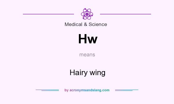 What does Hw mean? It stands for Hairy wing