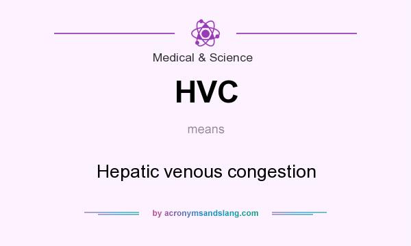 What does HVC mean? It stands for Hepatic venous congestion