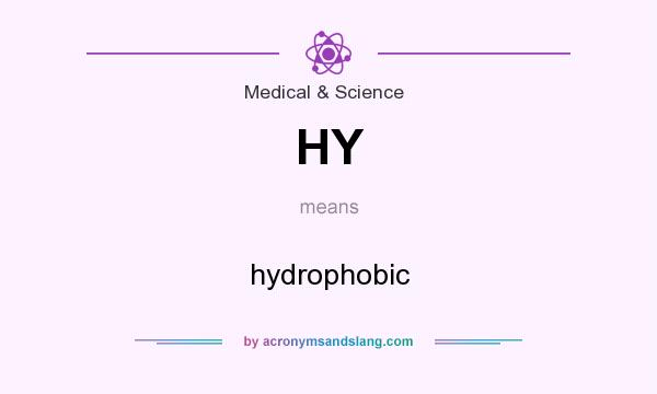 What does HY mean? It stands for hydrophobic