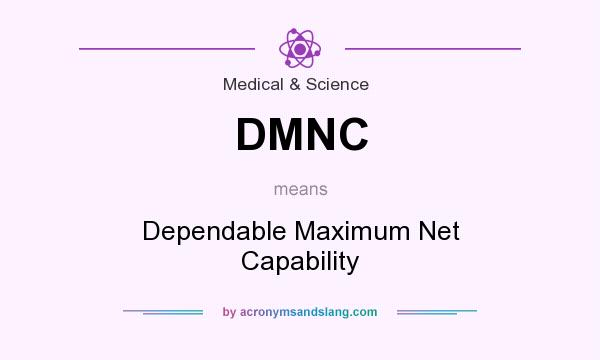 What does DMNC mean? It stands for Dependable Maximum Net Capability