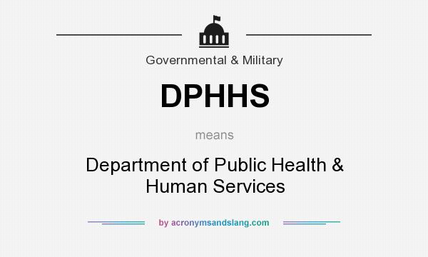 What does DPHHS mean? It stands for Department of Public Health & Human Services