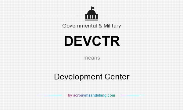 What does DEVCTR mean? It stands for Development Center