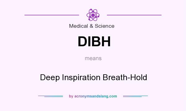 What does DIBH mean? It stands for Deep Inspiration Breath-Hold