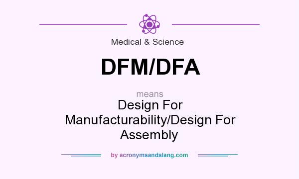 What does DFM/DFA mean? It stands for Design For Manufacturability/Design For Assembly
