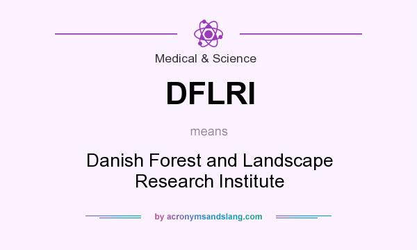 What does DFLRI mean? It stands for Danish Forest and Landscape Research Institute