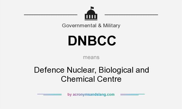 What does DNBCC mean? It stands for Defence Nuclear, Biological and Chemical Centre