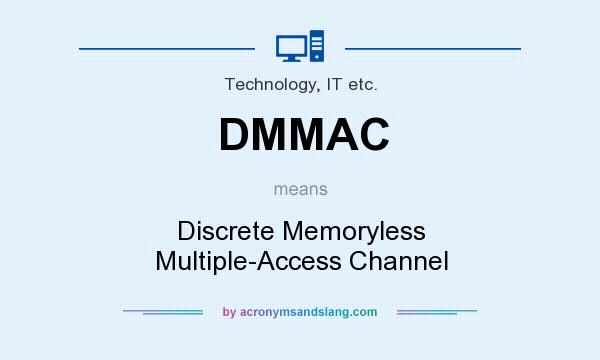 What does DMMAC mean? It stands for Discrete Memoryless Multiple-Access Channel