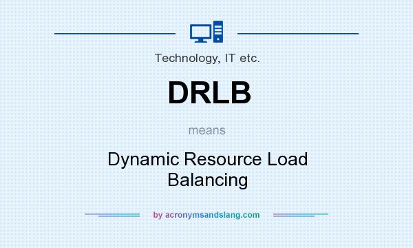 What does DRLB mean? It stands for Dynamic Resource Load Balancing