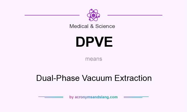 What does DPVE mean? It stands for Dual-Phase Vacuum Extraction