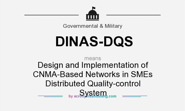 What does DINAS-DQS mean? It stands for Design and Implementation of CNMA-Based Networks in SMEs Distributed Quality-control System