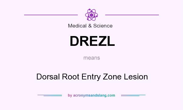 What does DREZL mean? It stands for Dorsal Root Entry Zone Lesion