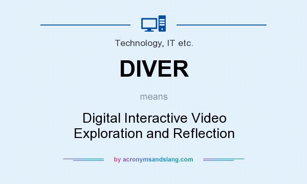 What does DIVER mean? It stands for Digital Interactive Video Exploration and Reflection