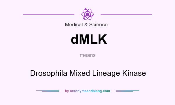 What does dMLK mean? It stands for Drosophila Mixed Lineage Kinase