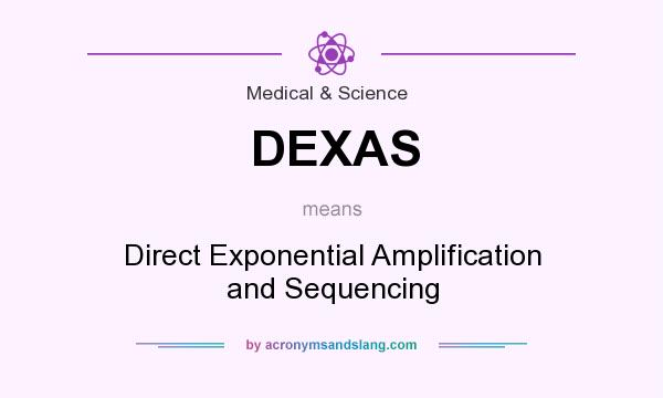 What does DEXAS mean? It stands for Direct Exponential Amplification and Sequencing