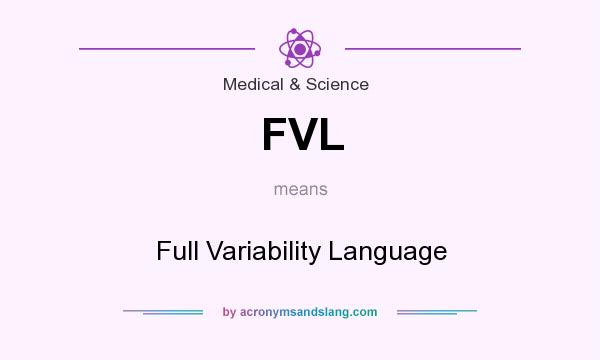 What does FVL mean? It stands for Full Variability Language