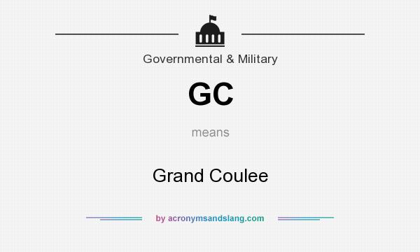 What does GC mean? It stands for Grand Coulee