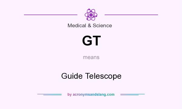 What does GT mean? It stands for Guide Telescope