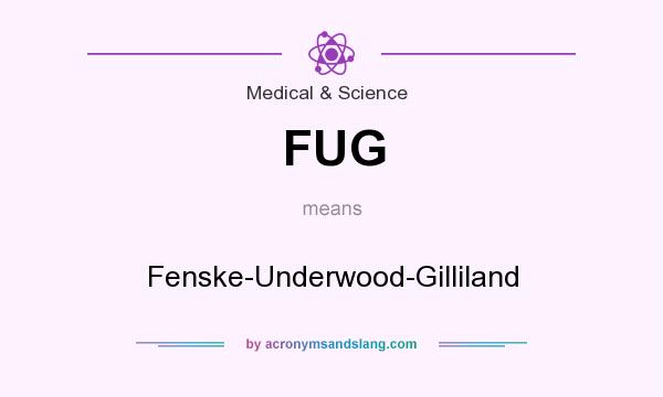 What does FUG mean? It stands for Fenske-Underwood-Gilliland