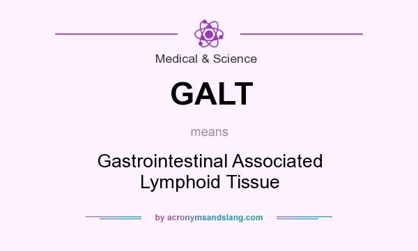What does GALT mean? It stands for Gastrointestinal Associated Lymphoid Tissue