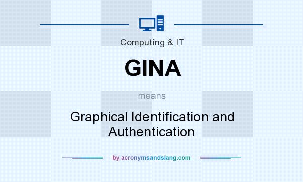 What does GINA mean? It stands for Graphical Identification and Authentication