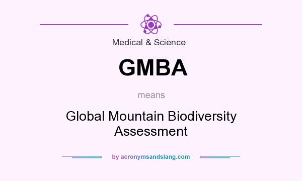 What does GMBA mean? It stands for Global Mountain Biodiversity Assessment