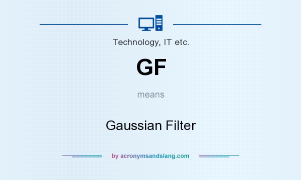 What does GF mean? It stands for Gaussian Filter