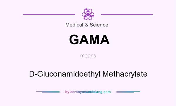What does GAMA mean? It stands for D-Gluconamidoethyl Methacrylate