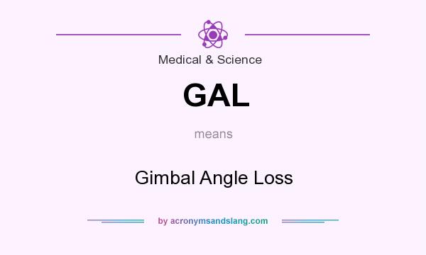 What does GAL mean? It stands for Gimbal Angle Loss