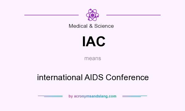 What does IAC mean? It stands for international AIDS Conference