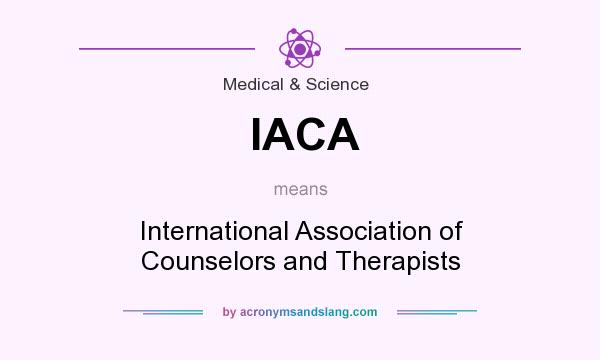 What does IACA mean? It stands for International Association of Counselors and Therapists