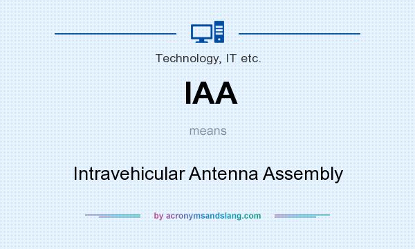 What does IAA mean? It stands for Intravehicular Antenna Assembly
