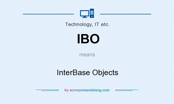 What does IBO mean? It stands for InterBase Objects