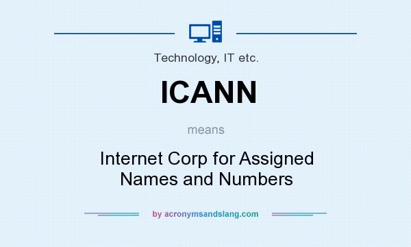 What does ICANN mean? It stands for Internet Corp for Assigned Names and Numbers